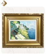 İtalyan Silvani 1974 Yapımı 28cm x 38cm İmzalı, Çerçeveli, Yağlı Boya Tablo | Ant-24002