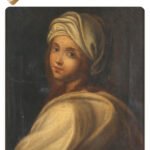 19. Yüzyıl Sonu Beatrice Cenci İmzalı Antika Yağlı Boya Tablo