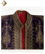 19. Yüzyıl İşlemeli, Mor Kadife Osmanlı Ceketi | Ant-24024