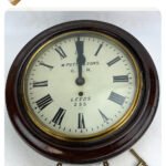 W. Potts & Sons 14" Antika Demiryolu Saati | Ant-24037