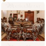 1930 yılından Kalma Ceviz Ağacı Antika Koltuk Takımı