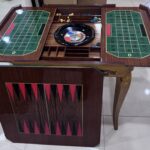 Antika Fransız Marketri (Marquetry) Oyun Masası