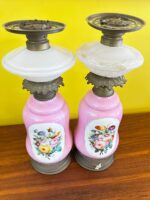 Fransız Yapımı Antika Gaz Lambası