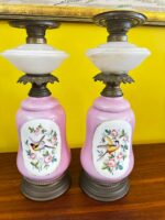 Fransız Yapımı Antika Gaz Lambası