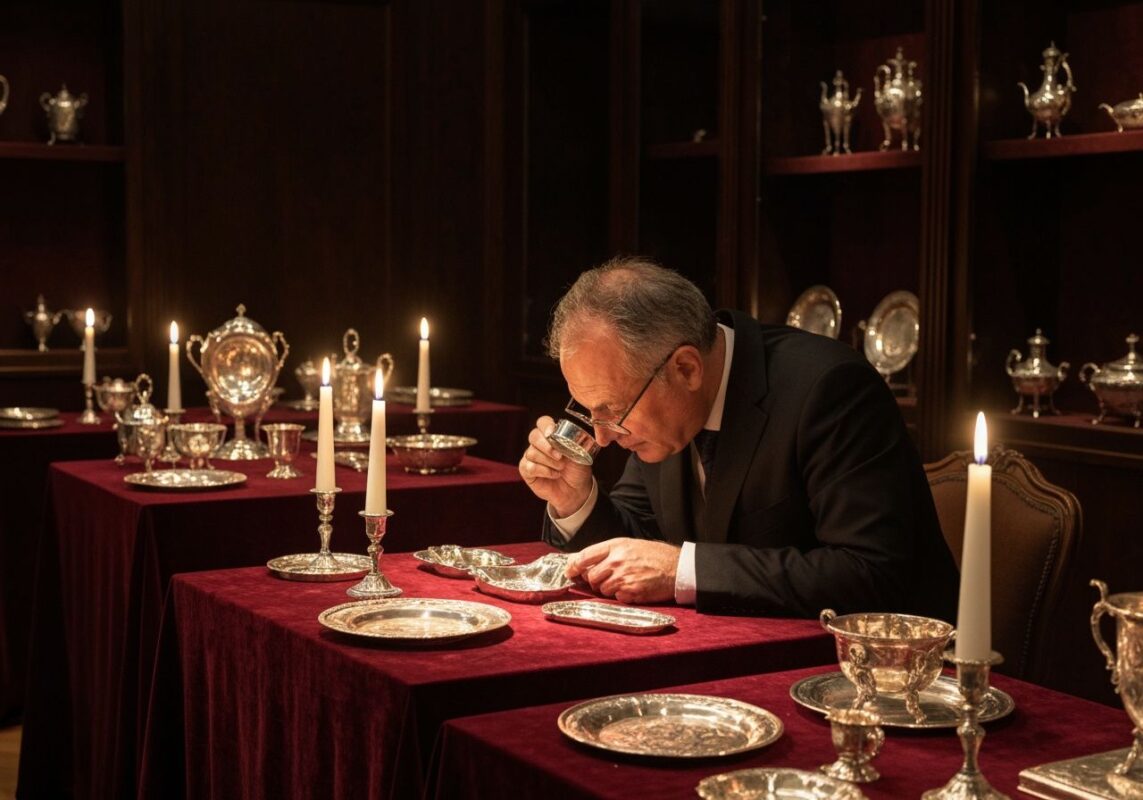 El İşçiliği Antika Gümüşler