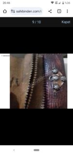 El Yapımı Üç Gözlü Yandan Asmalı Deri Cüzdan