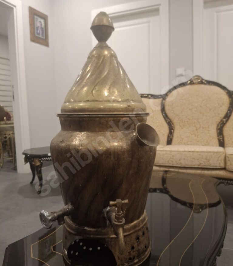 Antika Bakır Salep Kazanı