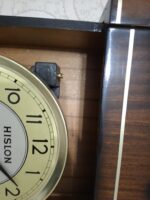 Hislon Kurmalı Antika Duvar Saati - Alman Mekanizma - Sarkaç ve Anahtarı tam