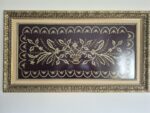 OSMANLI DÖNEMİNDEN KEREVET YASTIĞINDAN TABLO 55CM X 100 CM - Görsel 2