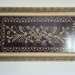 OSMANLI DÖNEMİNDEN KEREVET YASTIĞINDAN TABLO 55CM X 100 CM